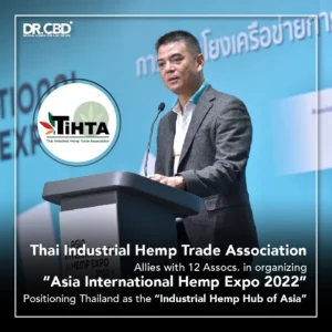 Read more about the article Thai Industrial Hemp Trade Association Allies with 12 Assocs. in organizing “Asia International Hemp Expo 2022” Positioning Thailand as the “Industrial Hemp Hub of Asia”