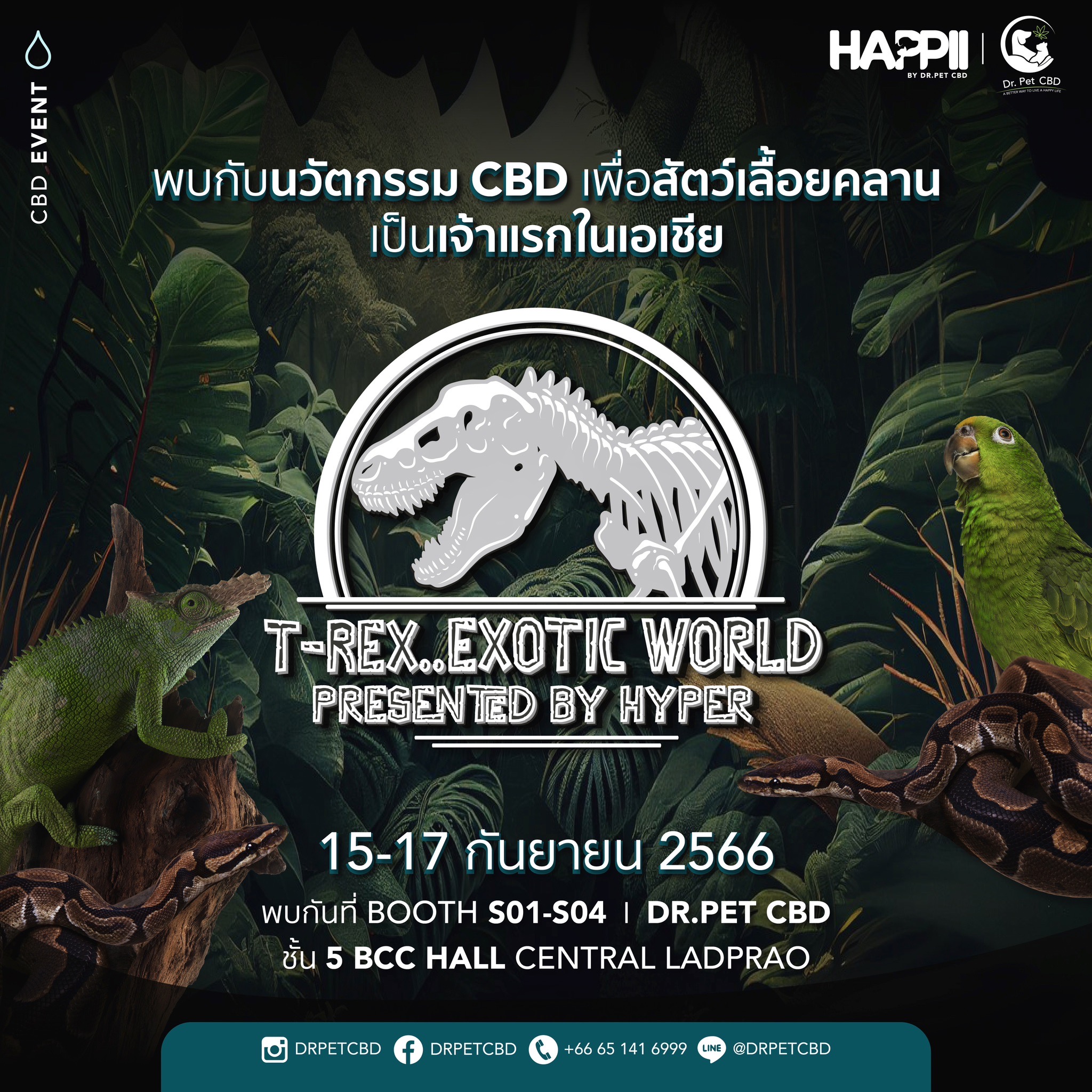 Read more about the article Dr. PET CBD Makes Waves with Innovative Products for Thailand’s Reptile Enthusiasts