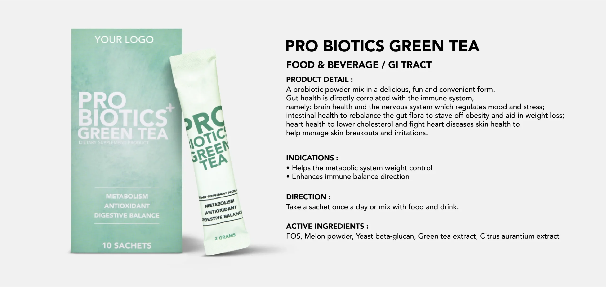 Pro Biotics Green Tea