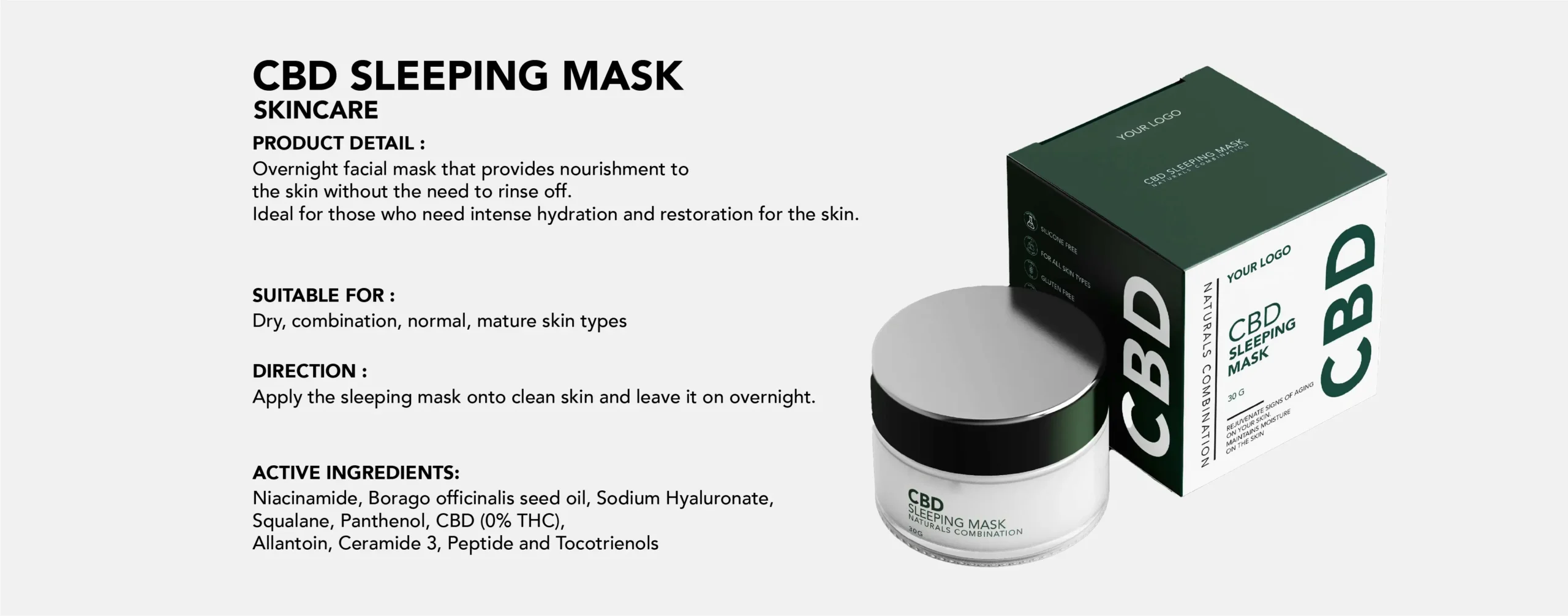 CBD Sleeping Mask